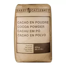 Cacau Em Pó Vermelho 100% Barry Callebaut 25 Kg