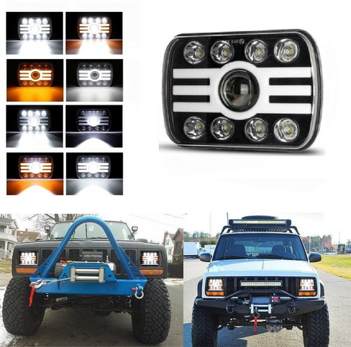 Faros Led 5x7 6x7 Blanco mbar Flecha Jeep Toyota 4x4 Yj Xj Foto 2