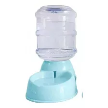 Bebedero Para Perro Gato Mascotas Dispensador De Agua 3.8 Lt Color Azul Acero