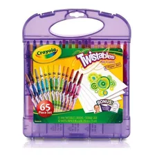 Set Crayola Mini Crayones 65 Colores Twistables + 40 Hojas