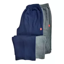 Pack X 2 Pantalones Jogging De Hombre Frisa Clasico