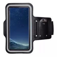 Kit 100 Braçadeira Armband Celular Universal Corrida Atacado Cor Preto