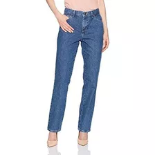 Lee Pantalon Vaquero De Pierna Recta De Algodon Para Mujer