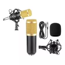 Microfono Condensador Estudio Con Espuma Streaming Tiktok