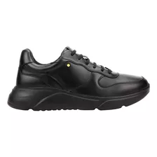 Tenis Casual Agujeta Quirelli 5401 Negro Para Hombre