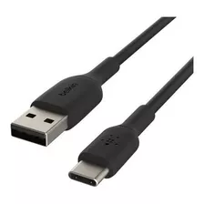 Cable Usb-a A Usb-c 2.0 Belkin Cab001bt2mbk Negro