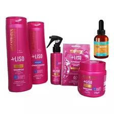 Kit Bio Extratus +liso Linha Inteira 5 Itens+ Óleo Nutritivo