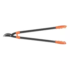 Tijeras Para Podar De Fuerza Mango Largo Color Negro/naranja