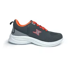 Tenis Deportivos Running Mujer Color Gris Marca Xtep 275896