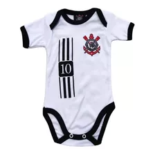 Body De Bebê Corinthians Camisa Polo Roupinha Time Futebol.