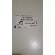 Entrada De Despedida De Burrito Ortega