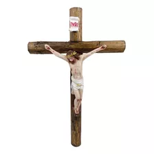 Cruz Cristo Crucifijo Jesús Crucificado Pared Madera 50 Cm