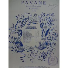 Partitura Piano Pavane ( Pour Une Infante Defunte ) Ravel 