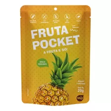 Fruta Pocket Abacaxi Liofilizado 20g Kit C/ 5 Unid