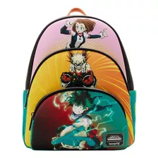 Mochila Loungefly My Hero Academia Triple Pocket Scene