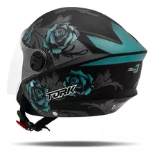 Capacete Aberto Pro Tork New Three Flowers Fosco