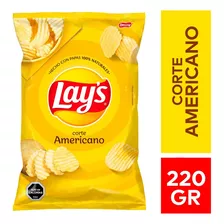 Papas Fritas Lays Americano O Liso 220g(3 Unidad)-super