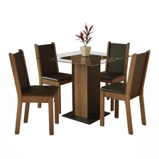 Juego De Comedor John 4 Sillas Favatex