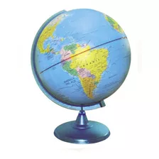 Globo Terraqueo 30cm Politico Base Plastico Gloter