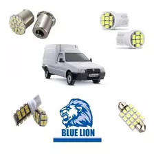 Kit Lampada Led Fiat Fiorino Bau Uno Super Branca Led