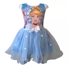 Vestido Niña Cenicienta Cinderella Tutú Elegante