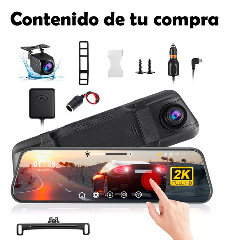 Retrovisor Dvr Touch Vision Nocturna  Pontiac Foto 10