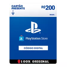 Gift Card Playstation Store 200 Reais Psn Plus Ps4 Ps5 Br