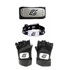 Kakashi Guantes Bandana Y Manilla Combo Naruto Shippuden