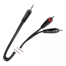 Cable Señal Audio Minijack 1/8 A 2 Rca 10 Mt Mk 73