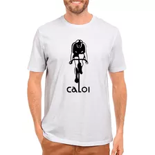 Camiseta Bike Caloi - Camisa Branca 100% Algodão