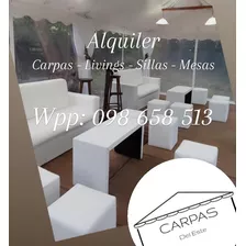 Alquiler Carpas-livings-mobiliario Maldonado Punta Del Este