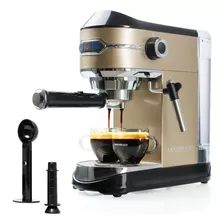 Mixpresso Maquina De Cafe Expreso De 15 Barras Con Espumador