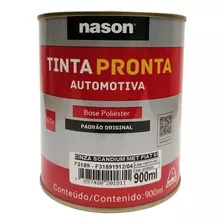 Pintura Automotriz Base Poliéster Gris Scandium Fiat 900ml