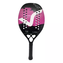 Raquete De Beach Tennis Classic Full Carbon Vg Plus Cor Rosa