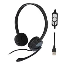 Auricular Headset Con Micrófono Para Pc Notebook Usb