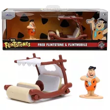 Carro Miniatura Flintmobile E Fred Flintstones Esc 1/32 Jada