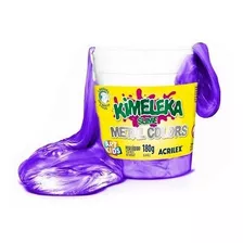 Slime Violeta Metal Colors 180g Kimeleka Acrilex