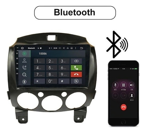 Android Mazda 2 2002-2015 Bluetooth Wifi Gps Radio Carplay Foto 4