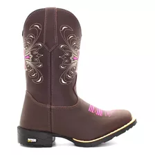 Bota Country Texana Bico Quadrado Feminina Barretos Oferta