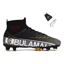 Antideslizantes Tacos De Futbol,blanco Zapato Soccer