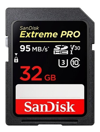 Tarjeta De Memoria Sandisk Sdsdxpa-032g-x46  Extreme Pro 32gb