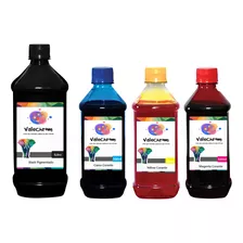 4 Tinta Para Hp Smart Tank 517 617 502 2,5l Bk Pigmentado