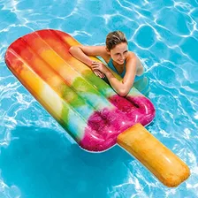 Flotador De La Piscina Inflable Con Paleta Intex Con Impresi