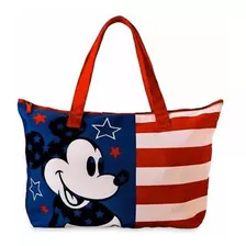 Bolso Playa De Lona Mickey Mouse Americana Disney Store