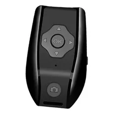 5 Mini Bluetooth Phone Controle Remoto Page Turner, Preto