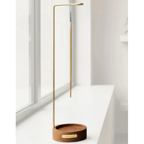 Porta Incenso Fumaça Invertida Red Suporte Queimador Vertica Incensario Invertido Dourado Incensario Invertido Red