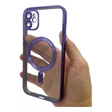 Carcasa Magnética Con Protector De Cámara Para iPhone Todos