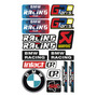 Set Stickers Bmw 40 Aniversario Personaliza Moto Y Equipo 08