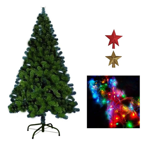 Comprar Árvore De Natal 800 Galhos 2,10m + Ponteira Pisca Pisca Led -  Apenas R$ 799,97 - Armazém Automotivo