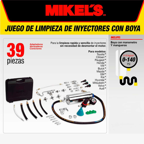 Kit Juego De Limpiador De Inyectores Con Boya Mikels Kaa-39 Foto 5